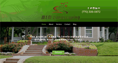 Desktop Screenshot of memlandscapingga.com